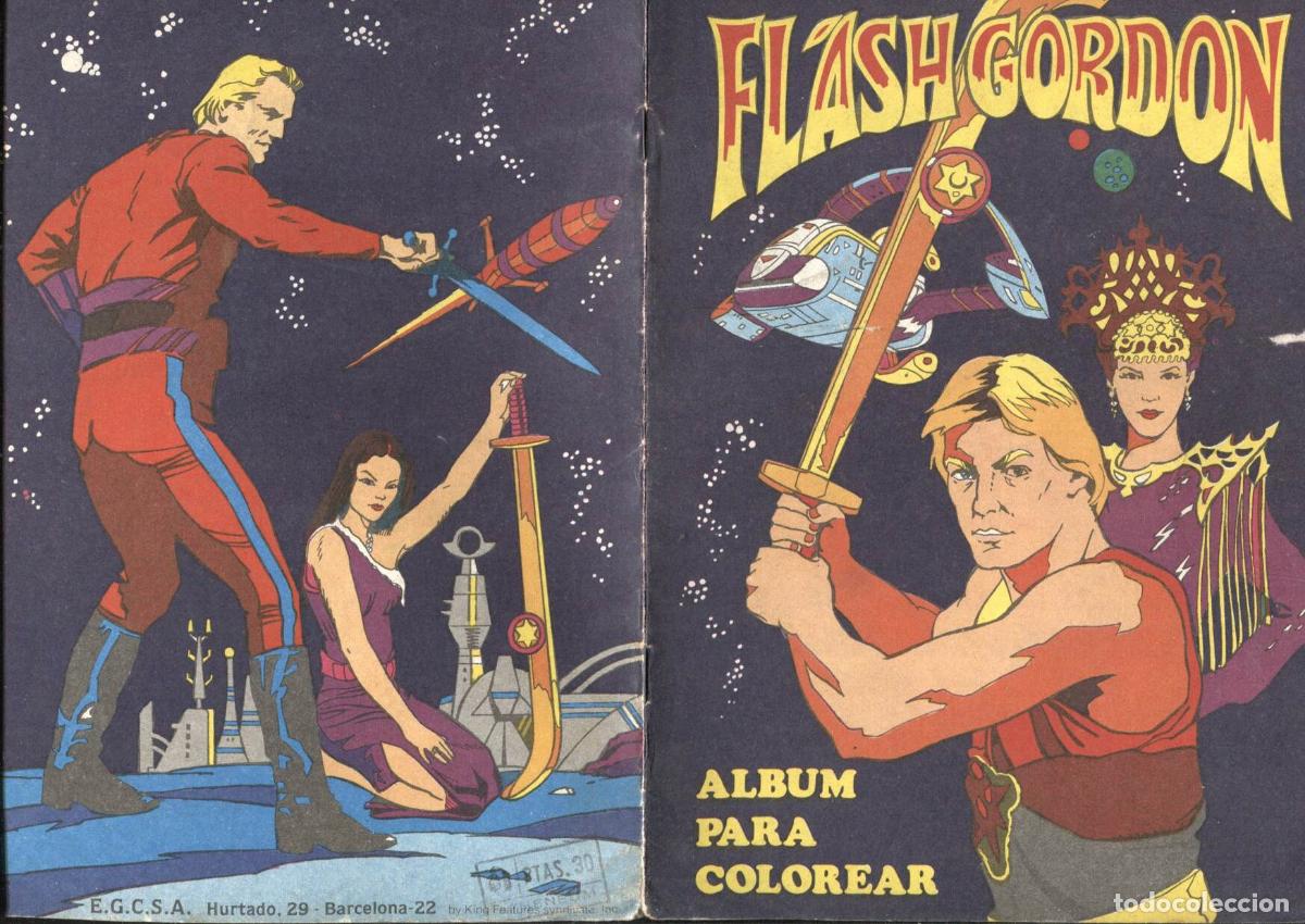 C&oacute;mics: Flash Gordon: album para colorear - Foto 1