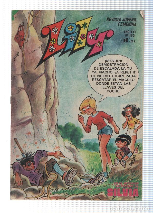 Comics : Bruguera: Lily numero 1160: NO CONSERVA EL POSTER CENTRAL, episodios de Nanouche y Candy Candy
