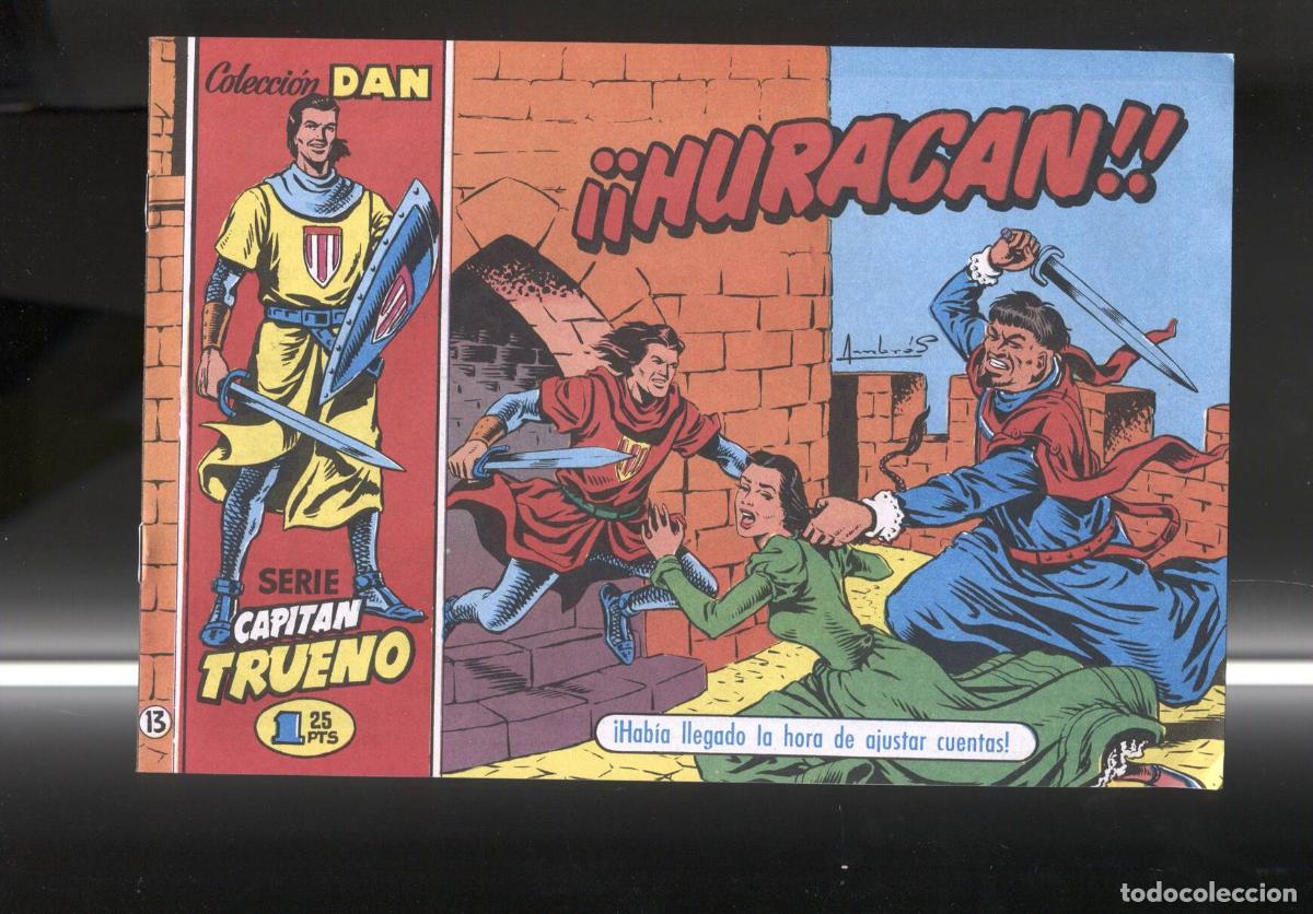 Comics: El Periodico: El Capitan Trueno facsimil numero 13: Huracan - Ambros