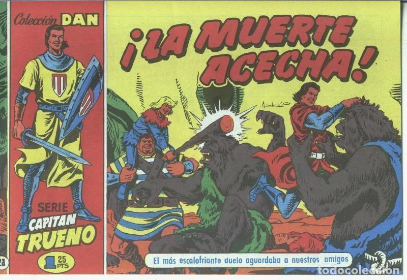 Comics: El Periodico: El Capitan Trueno facsimil numero 23: La muerte acecha - Ambros