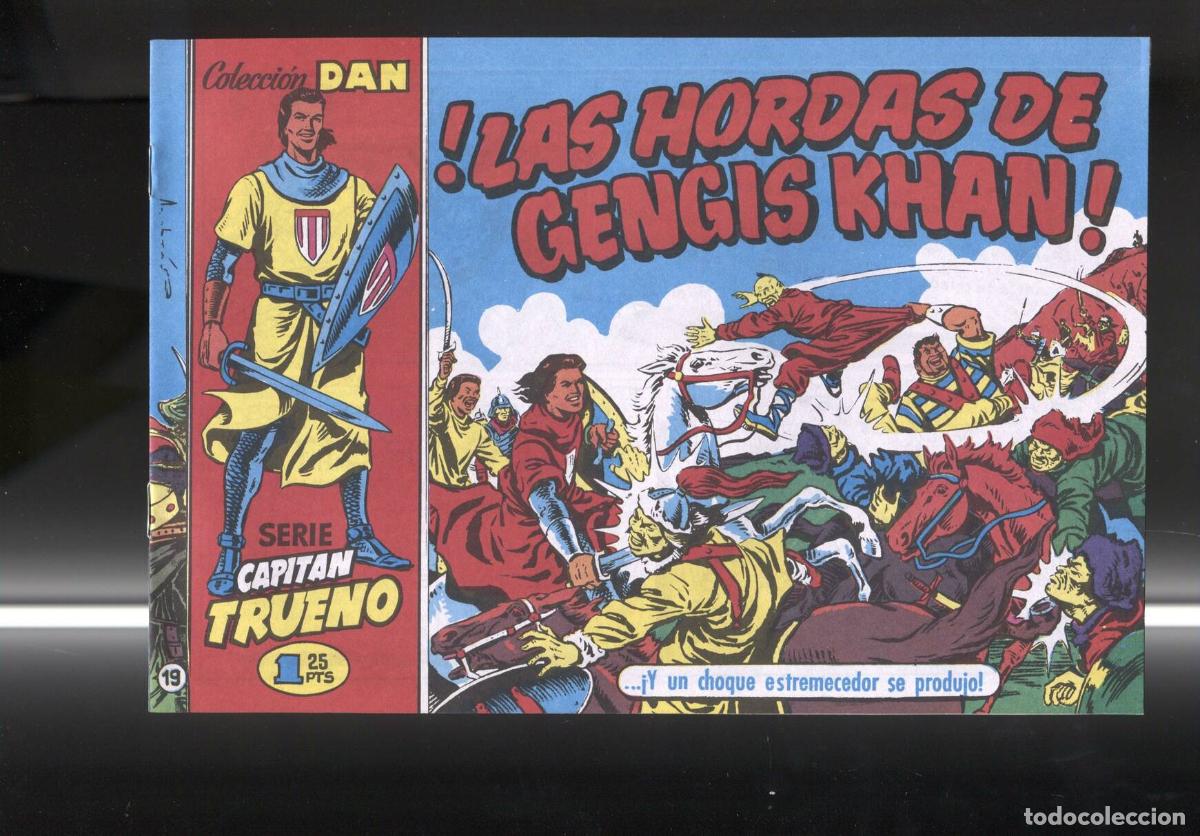 Comics : El Periodico: El Capitan Trueno facsimil numero 19: Los horrores de Gengis Khan - Ambros