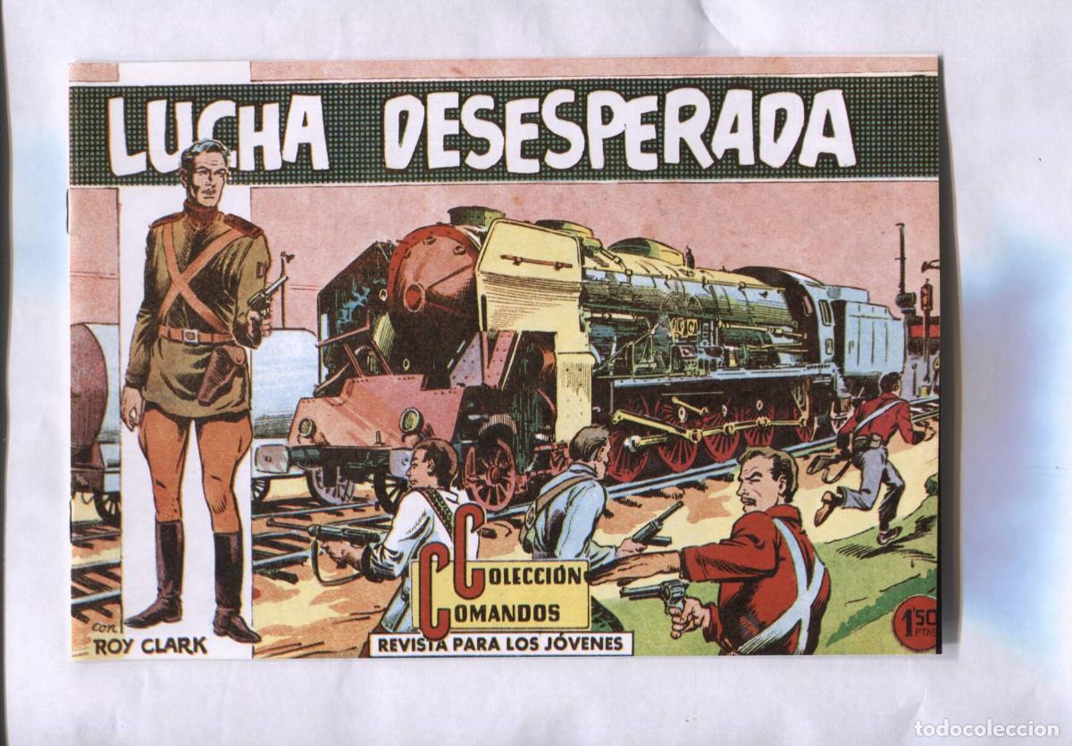 Fumetti: Facsimil: Coleccion Comandos: Roy Clark numero 83: Lucha desesperada - J.M.Ortiz