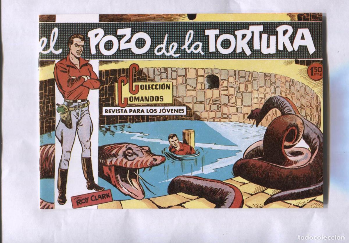 Fumetti: Facsimil: Coleccion Comandos: Roy Clark numero 80: El pozo de la tortura - J.M.Ortiz