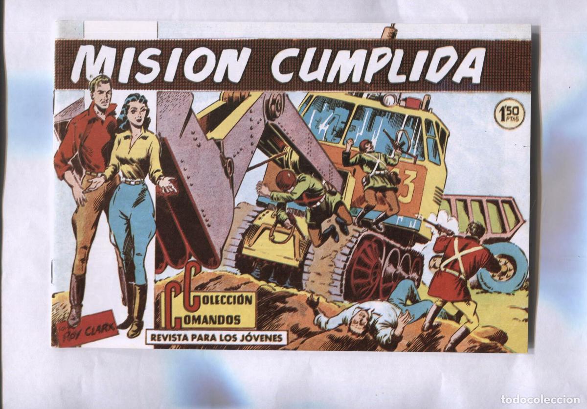 Comics : Facsimil: Coleccion Comandos: Roy Clark numero 86: Mision cumplida - J.M.Ortiz