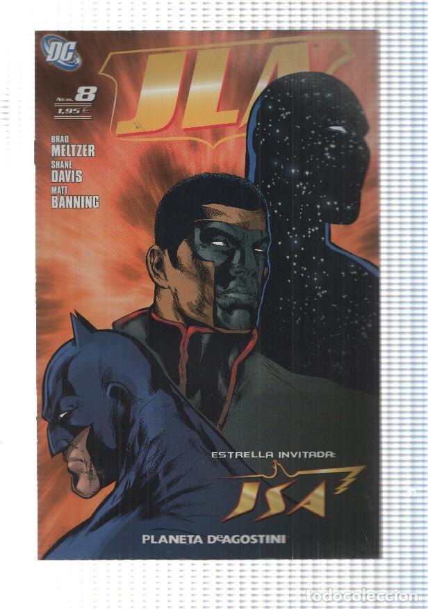 C&oacute;mics: Planeta: JLA num. 08 (2008). Estrella invitada: JSA. Brad Meltzer-Davis-Banning - Foto 1