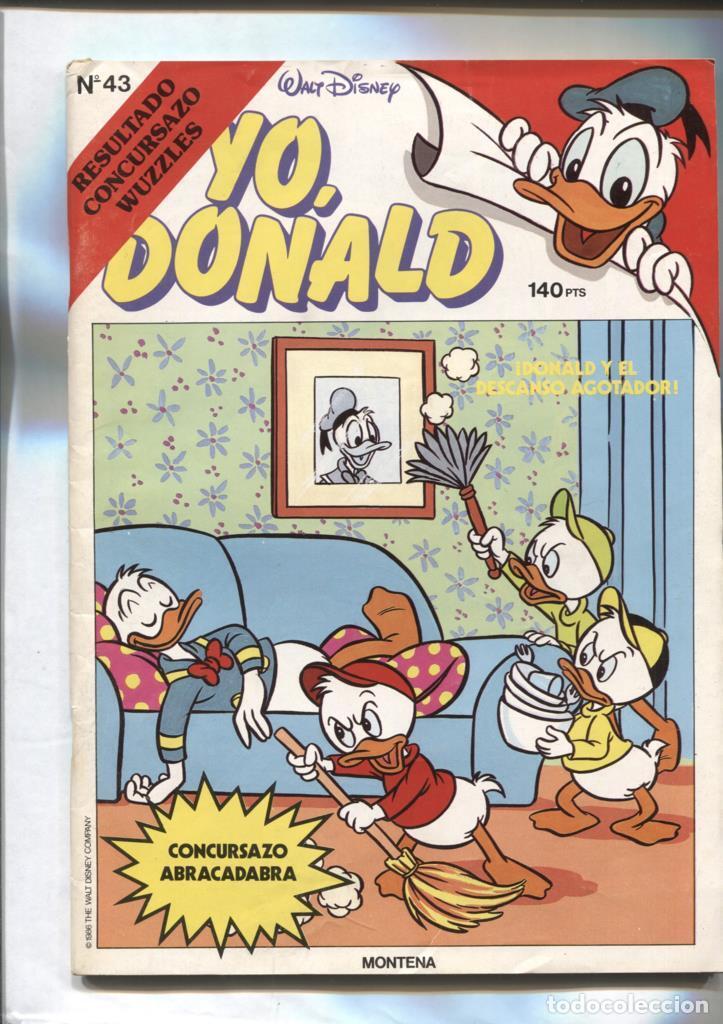 Comics: Montena: Yo, Donald numero 43: poster central de Bonachon (de blancanieve y los 7 enanitos) - Walt D