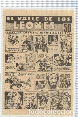 C&oacute;mics: Ficha tebeo numerada 028: El valle de los leones - - Foto 1