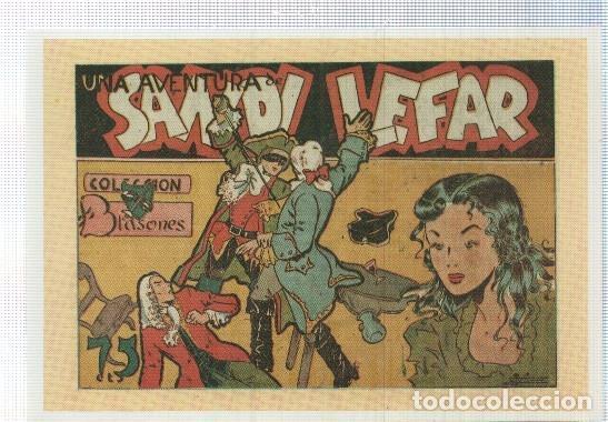 Comics : Ficha tebeo numerada 141: Sandi Lefar, dibujo de Juli -