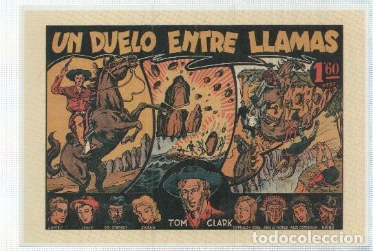 Comics : Ficha tebeo numerada 291: Tom Clark: un duelo entre llamas, editorial Grafidea -