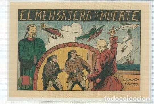 Comics : Ficha tebeo numerada 294: Ric y Rob: El mensajero de la muerte, dibujo de Claudio Tinoco -
