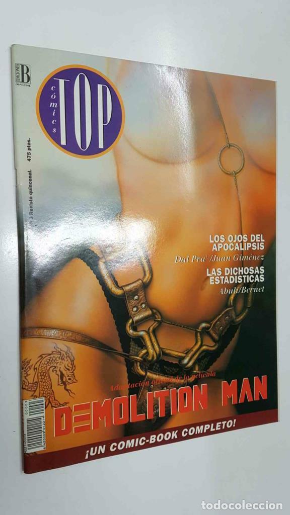 Fumetti: Comic-Book: Top Comics num 3 (marzo 1994) - Demolition Man (3), Crimenes y castigos (Carlos Nine) -
