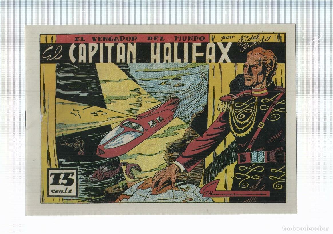 Comics: Facsimil: El vengador del mundo numero 1: El capitan Halifax - Marculeta