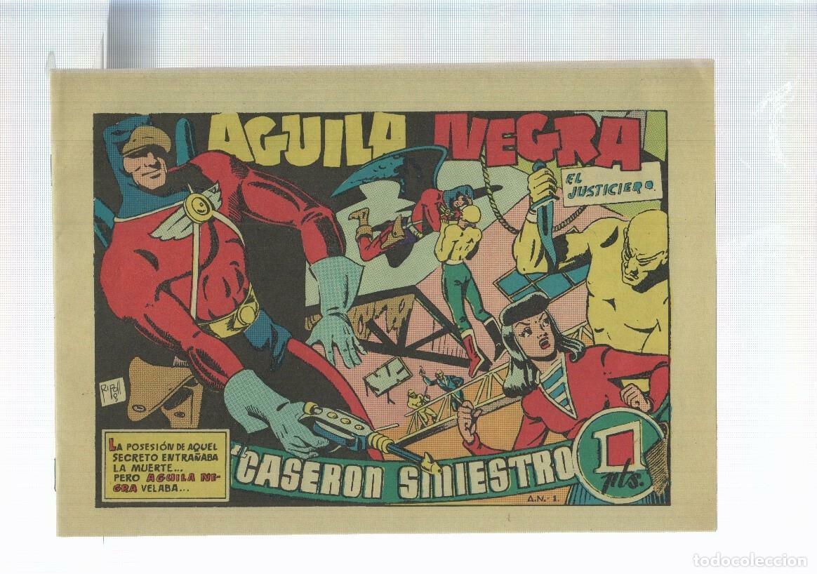 Comics: Facsimil: Aguila Negra el justiciero numero 1: El caseron siniestro - Ripoll