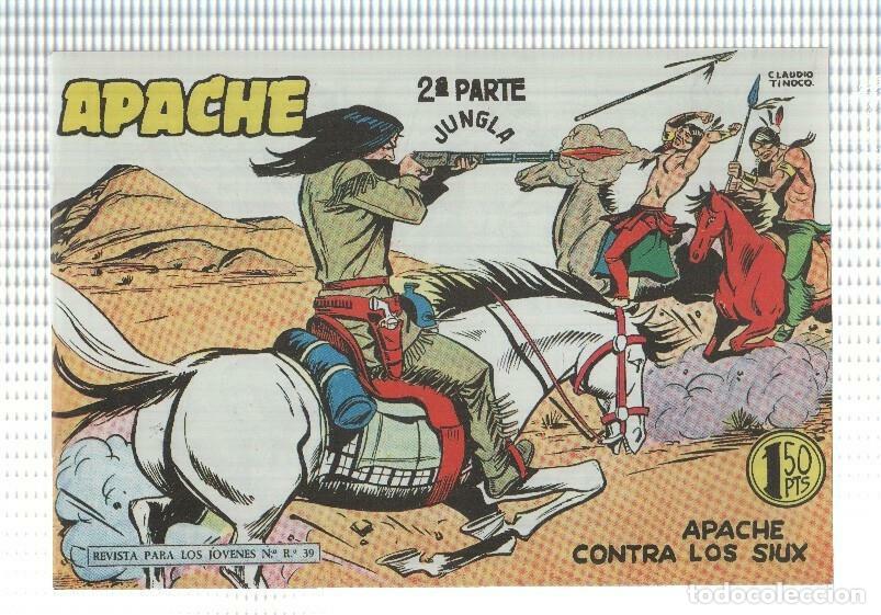 C&oacute;mics: Facsimil: Apache segunda serie numero 50: Apache contra los Siux - Claudio Tinoco - Foto 1