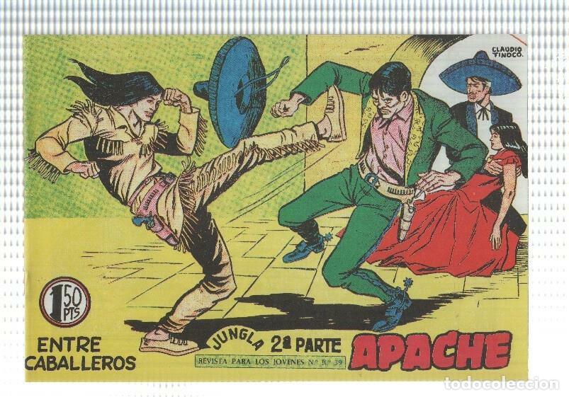Comics: Facsimil: Apache segunda serie numero 48: Entre caballeros - Claudio Tinoco