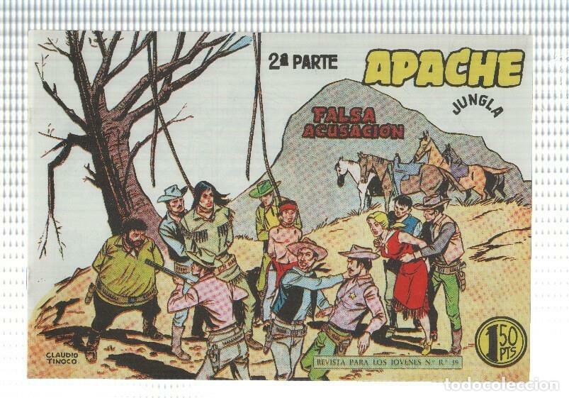 Fumetti: Facsimil: Apache segunda serie numero 57: Falsa acusacion - Claudio Tinoco