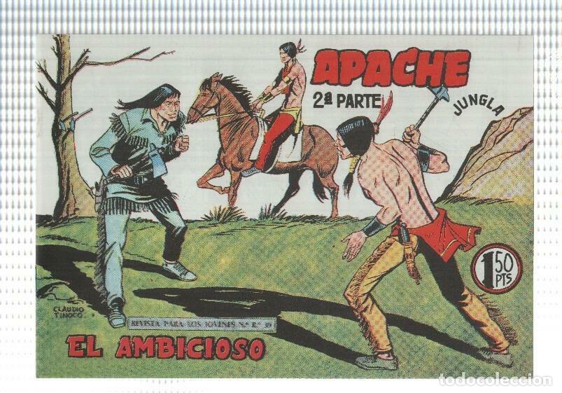 C&oacute;mics: Facsimil: Apache segunda serie numero 53: El ambicioso - Claudio Tinoco