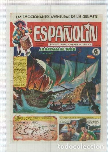 C&oacute;mics: Ficha tebeo numerada 354: Espa&ntilde;olin, edit Vicente Ramos -