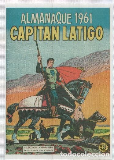 Comics: Ficha tebeo numerada 441: Capitan latigo almanaque 1961, edit Valenciana (dibujo varios) -