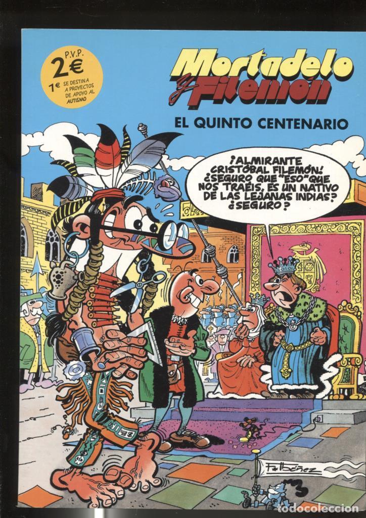 C&oacute;mics: Proyecto Autismo: Mortadelo y Filemon: El quinto centenario - Iba&ntilde;ez - Foto 1
