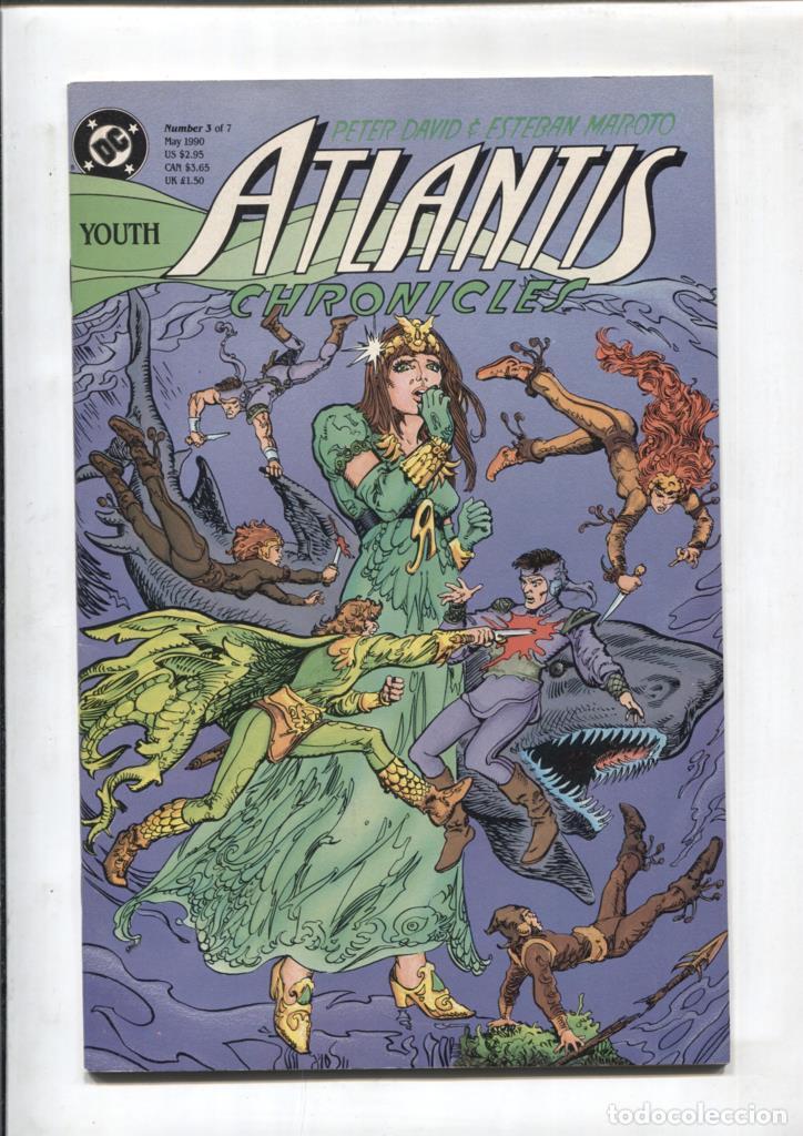 C&oacute;mics: DC Comic: Atlantis Chronicles numero 3 - Peter David - Esteban Maroto - Foto 1