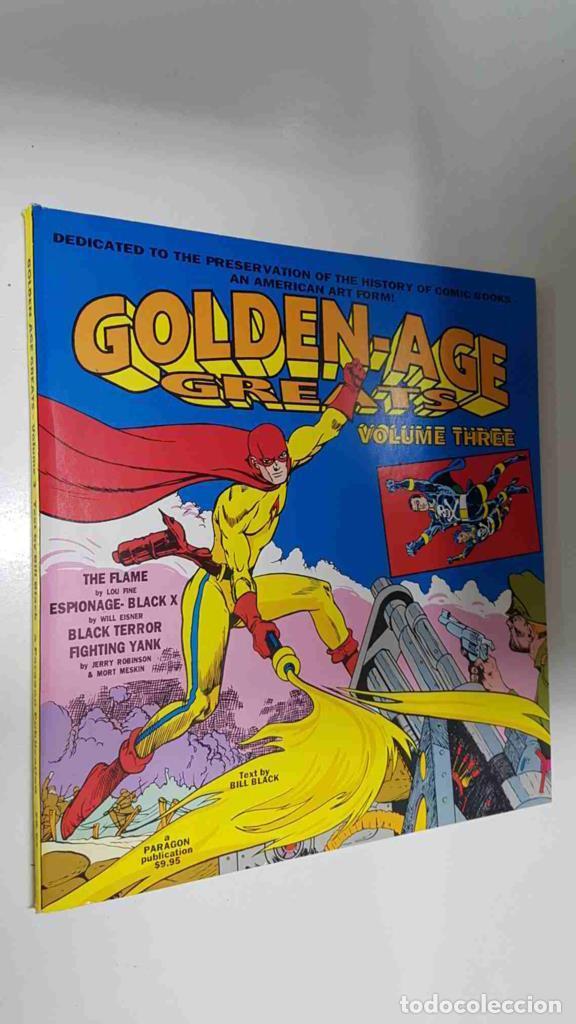 Comics: Paragon: Golden Age Greats volume three (1995). The Flame by Lou Fine, Espionage Black X by Will Eis