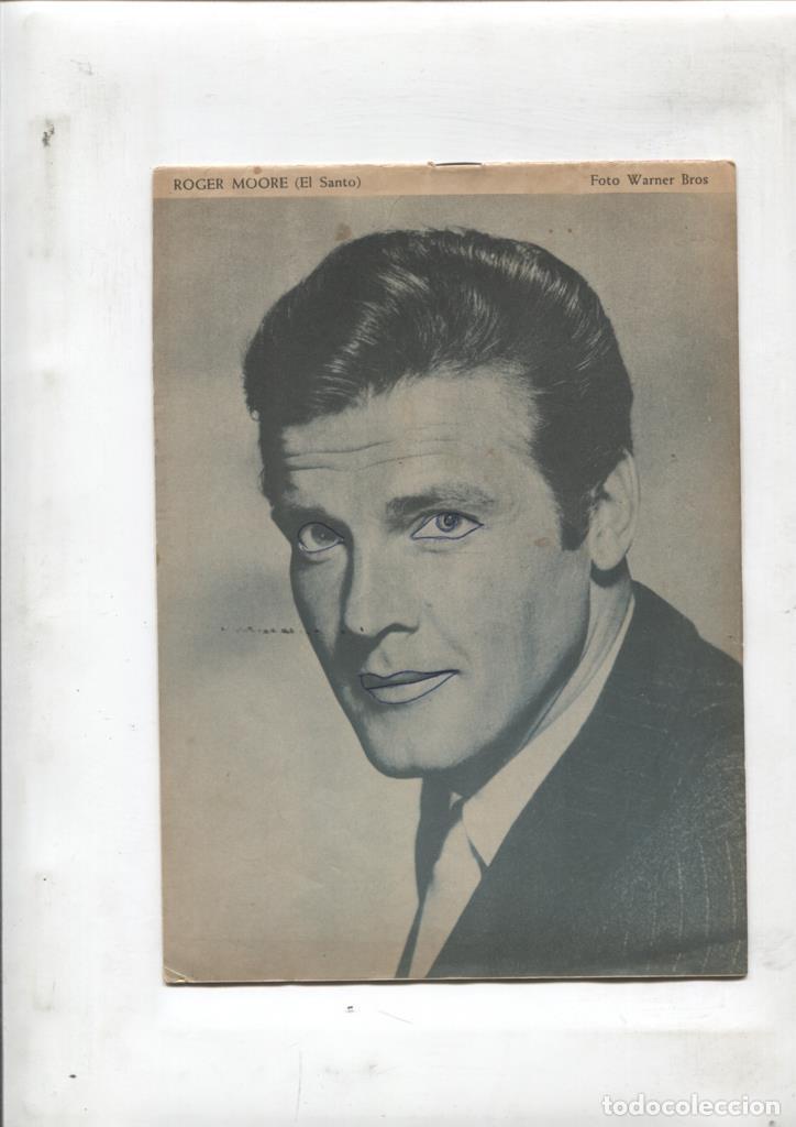 Comics: Mary Noticias numero 174: trasera foto de Roger Moore (El Santo) - Roy Mark-Carmen barbara