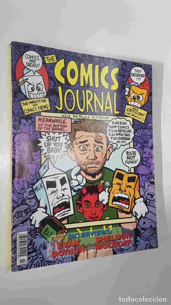 C&oacute;mics: Magazine: The Comics Journal num 214 jul 1999. Contents: Interviews (Evan Dorkin, Sheldon Moldoff) -