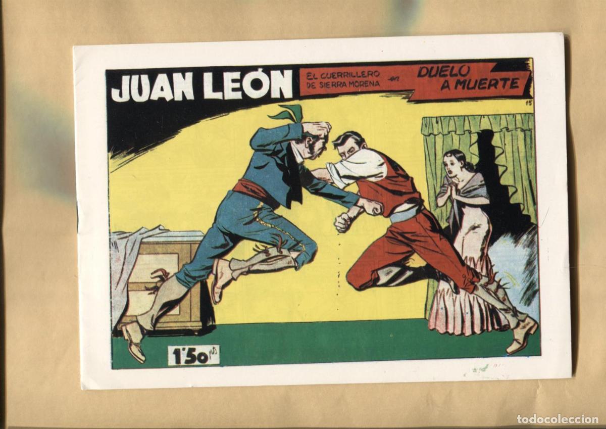 C&oacute;mics: Facsimil: Juan Leon el guerrillero de sierra morena numero 15 - Juan Grau