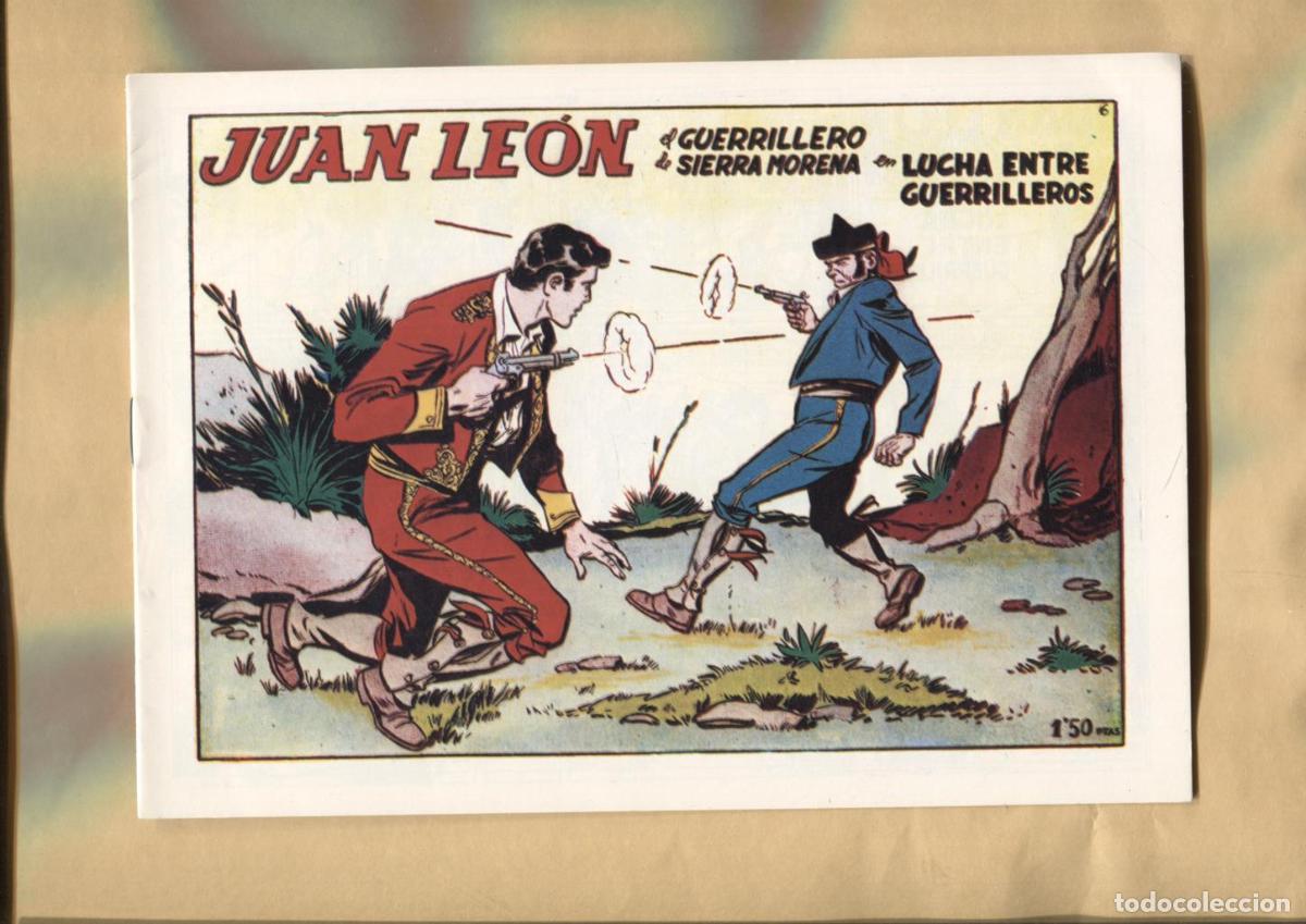C&oacute;mics: Facsimil: Juan Leon el guerrillero de sierra morena numero 06 - Juan Grau