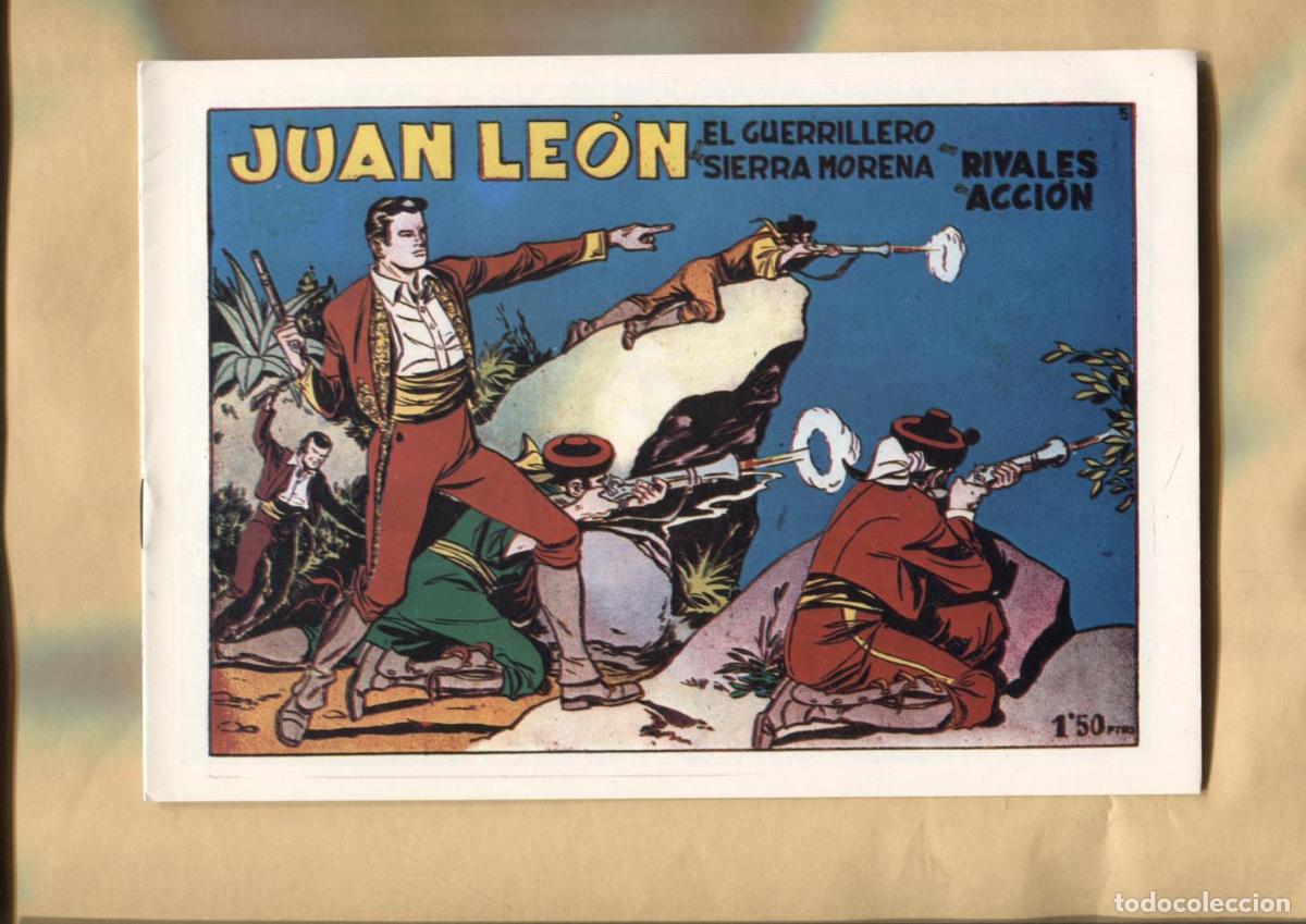 Fumetti: Facsimil: Juan Leon el guerrillero de sierra morena numero 05 - Juan Grau