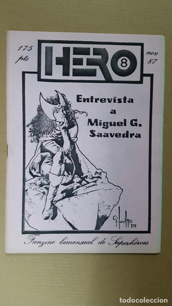 Comics: Fanzine: Hero numero 8: entrevista a Miguel G.Saavedra - Juan Carlos Cereza