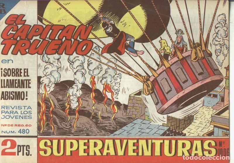 Comics : Bruguera: El Capitan Trueno original numero 480: Sobre el llameante abismo - Martinez Osete