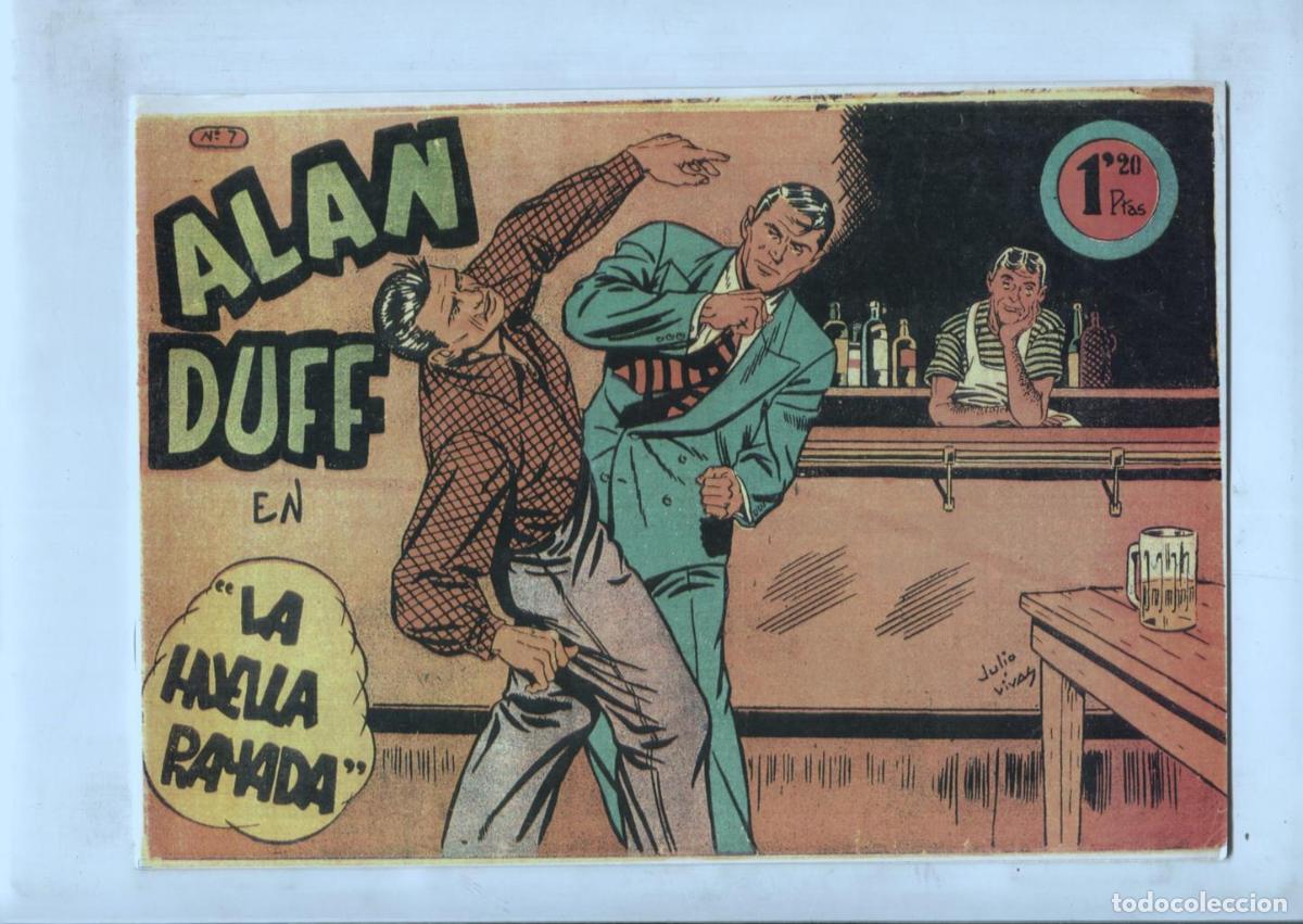 C&oacute;mics: Facsimil: Alan Duff numero 07: La huella rayada - Julio Vivas - Foto 1