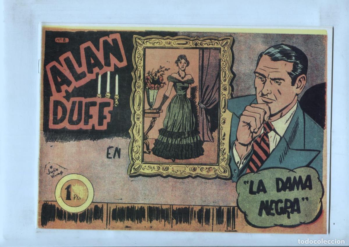 C&oacute;mics: Facsimil: Alan Duff numero 08: La dama negra - Julio Vivas - Foto 1