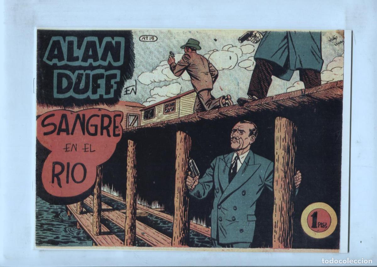 C&oacute;mics: Facsimil: Alan Duff numero 15: Sangre en el rio - Julio Vivas - Foto 1