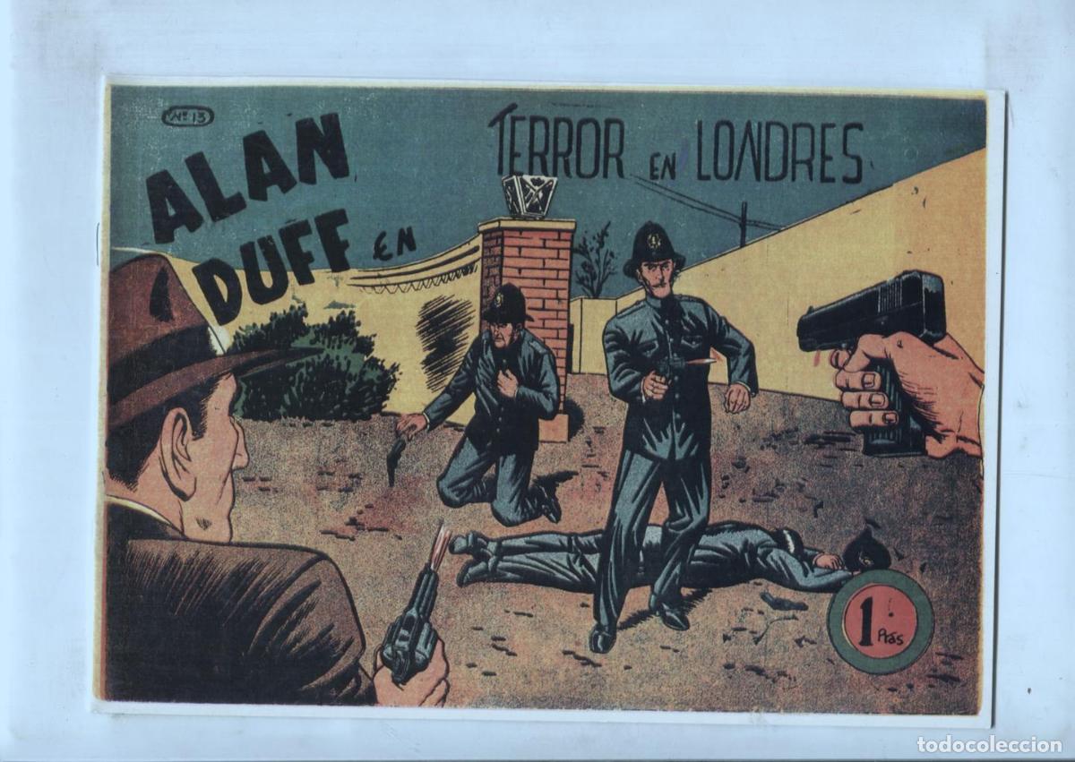 C&oacute;mics: Facsimil: Alan Duff numero 13: Terror en Londres - Julio Vivas - Foto 1