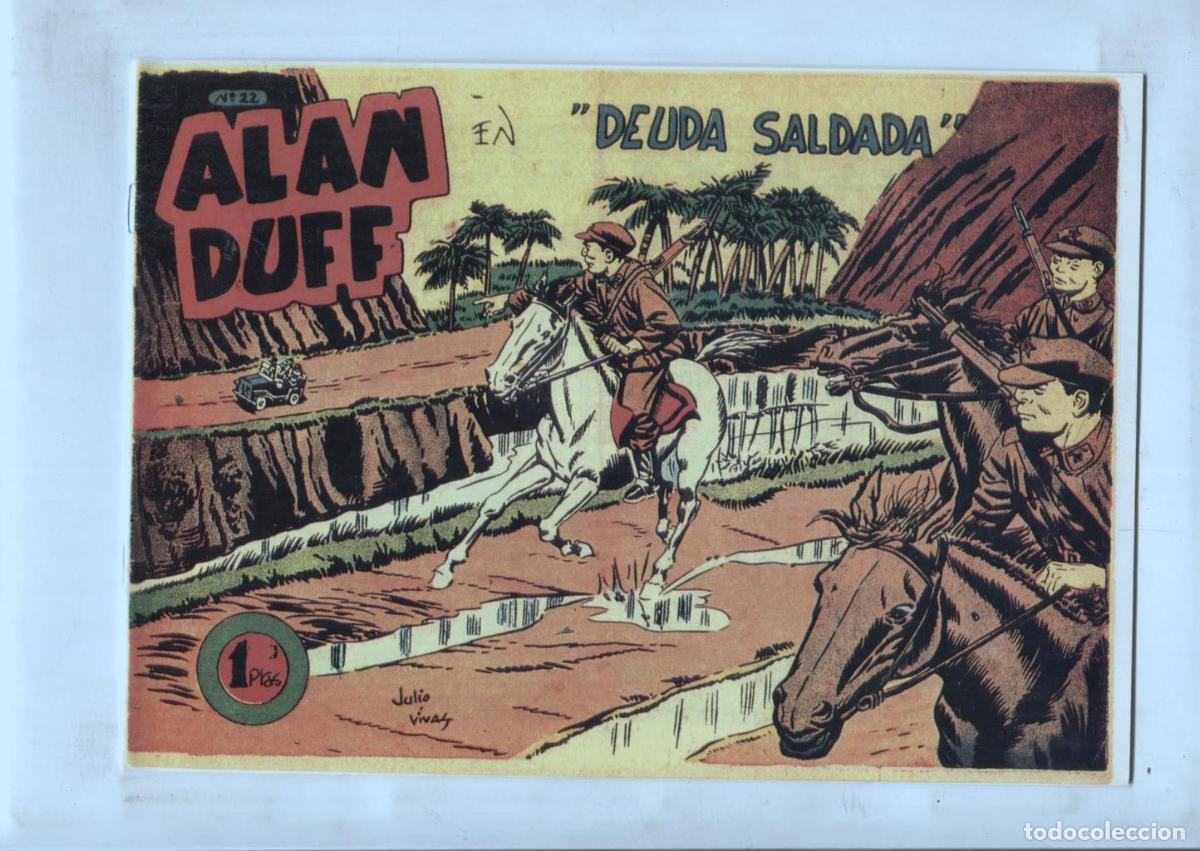 C&oacute;mics: Facsimil: Alan Duff numero 22: Deuda saldada - Julio Vivas - Foto 1