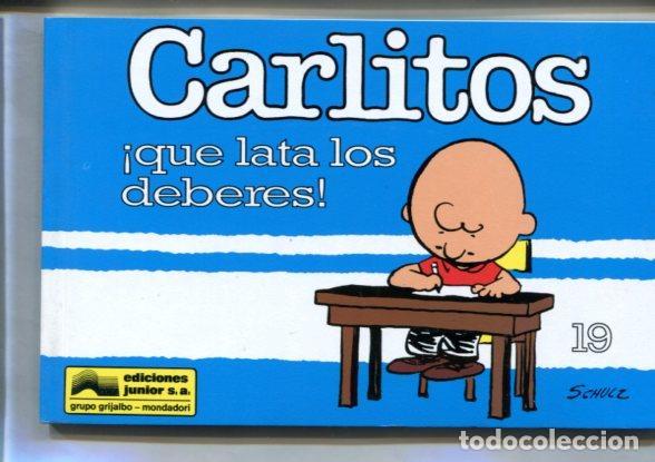 C&oacute;mics: Tomito: Carlitos numero 19: Que lata los deberes - Charles Schulz - Foto 1