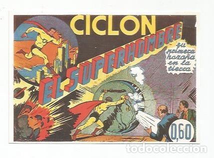 C&oacute;mics: Ficha tebeo 6087: Ciclon, el superhombre - Varios - Foto 1