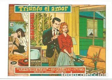 C&oacute;mics: Ficha tebeo 6000: Sentimental. Triunfo el amor - Varios - Foto 1
