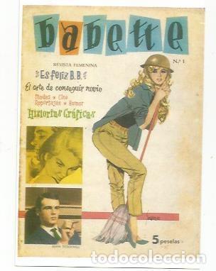 C&oacute;mics: Ficha tebeo 5955: Babette. A&ntilde;o 1960 - Varios - Foto 1