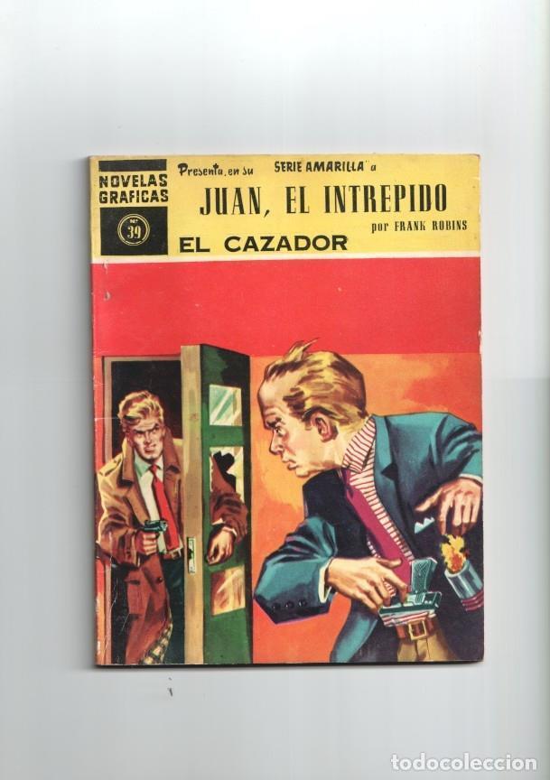 C&oacute;mics: Dolar: Novelas Graficas serie Amarilla: Juan el intrepido numero 39: El cazador - Frank Robbins
