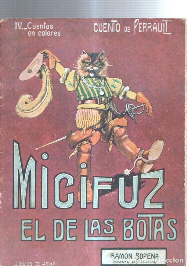 C&oacute;mics: Cuentos en Colores numero IV: Micifuz el de las botas, cuento de Perrault - - Foto 1