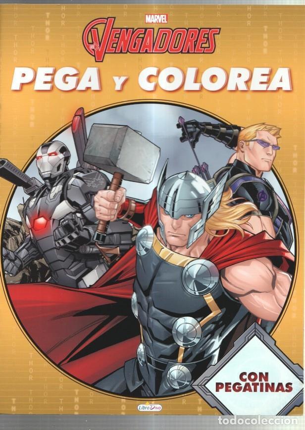 C&oacute;mics: Pega y Colorea: Marvel Vengadores: Thor en cubierta - - Foto 1