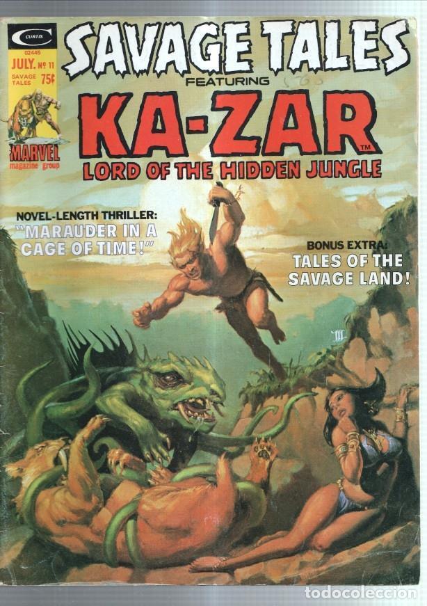 Comics: Savage Tales Featuring: Kazar lord of the hideen jungle numero 11 -