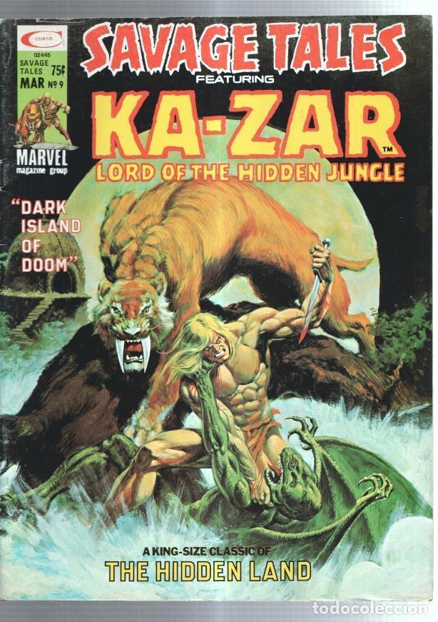 Comics: Savage Tales Featuring: Kazar lord of the hideen jungle numero 09 -