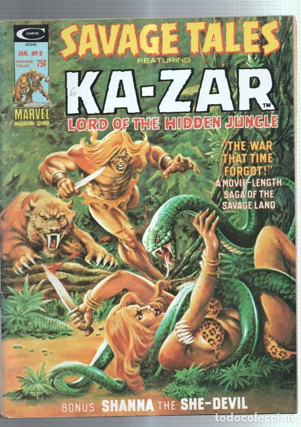 Comics: Savage Tales Featuring: Kazar lord of the hideen jungle numero 08 -
