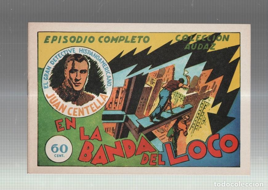 C&oacute;mics: Facsimil: Juan Centella coleccion Audaz: La banda del loco - Cossio - Foto 1