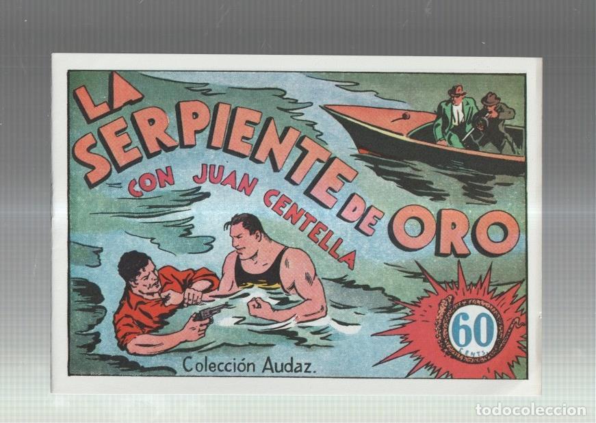 C&oacute;mics: Facsimil: Juan Centella coleccion Audaz: La serpiente de oro - Cossio - Foto 1